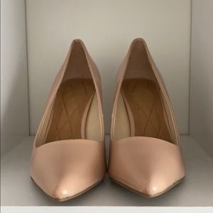 Nude Block Heel